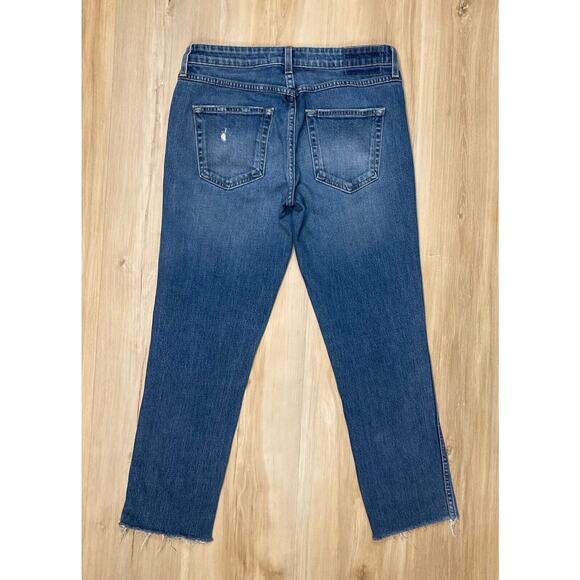 AMO Jeans Tomboy Sz 27 in Dive Bar Button Fly Fray Hem 27x25” - Picture 9 of 16